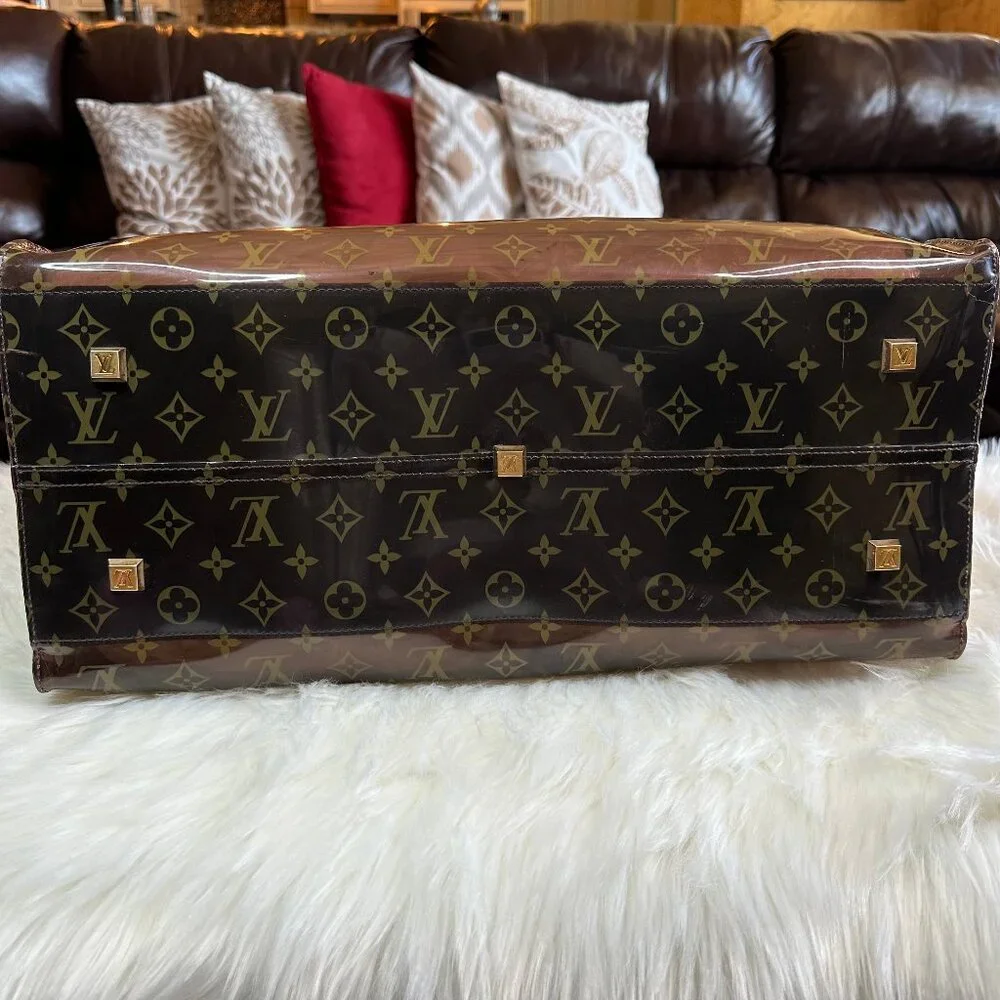 ❌SOLD❌ Authentic Louis Vuitton Limited Edition Monogram Ambre Sac Cabas GM Tote - Picture 10 of 14